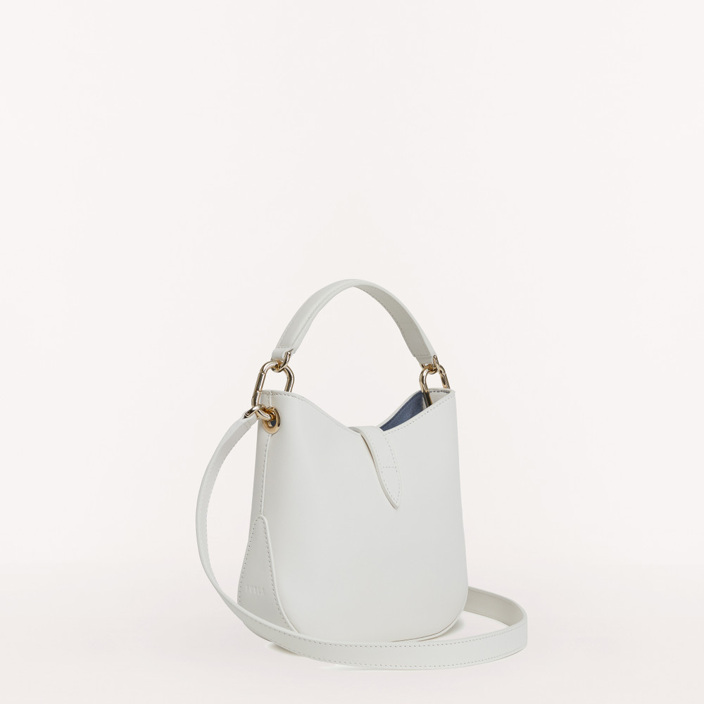 Women's Furla Sirena Hobo Bags White | 70958CAVB