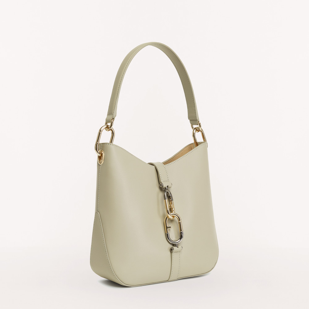 Women's Furla Sirena S Hobo Bags Beige | 42051EVXD