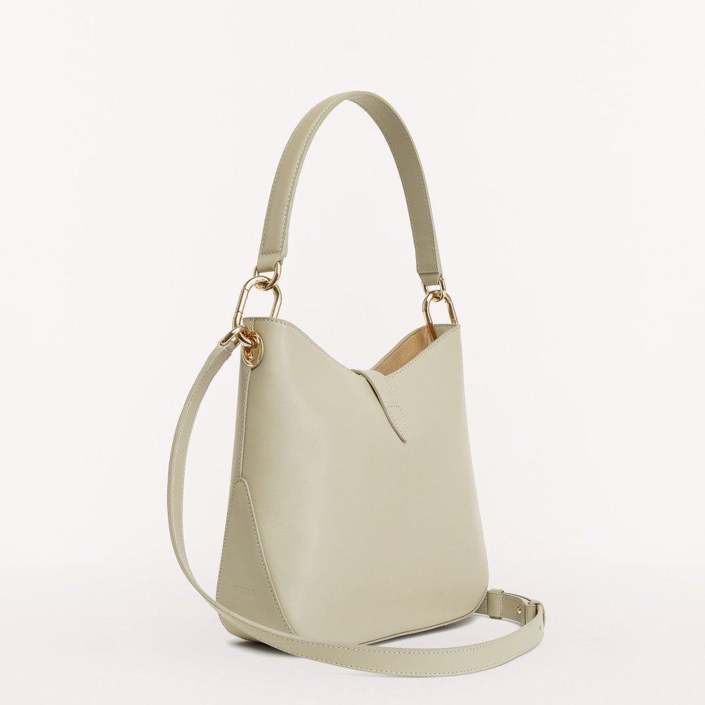 Women's Furla Sirena S Hobo Bags Beige | 42051EVXD