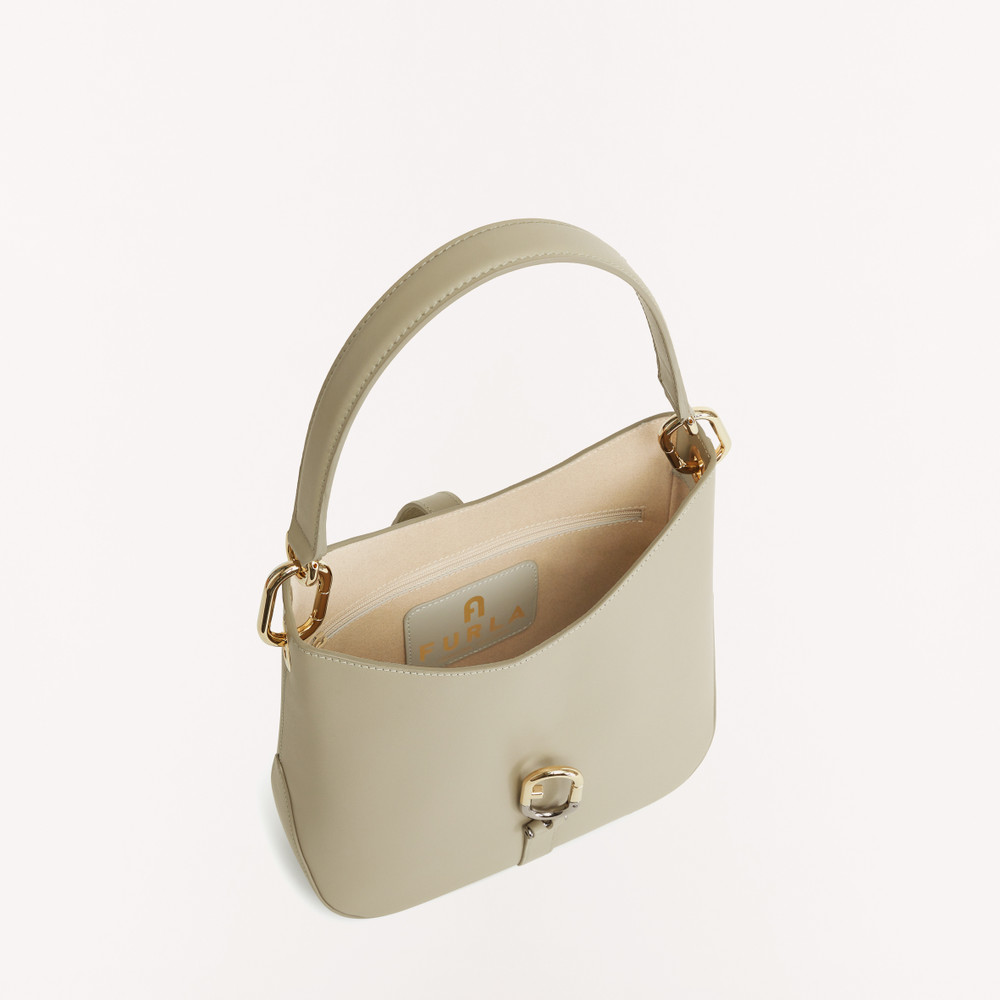 Women's Furla Sirena S Hobo Bags Beige | 42051EVXD