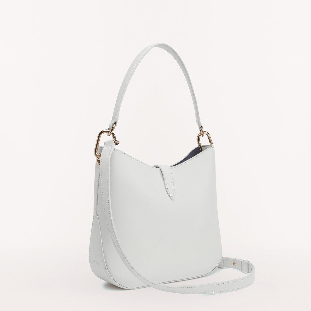 Women's Furla Sirena S Hobo Bags White | 10523EXCU