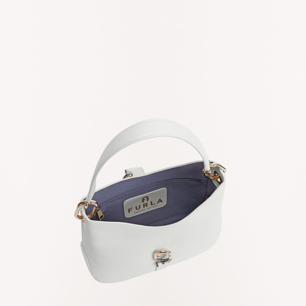 Women's Furla Sirena S Hobo Bags White | 10523EXCU