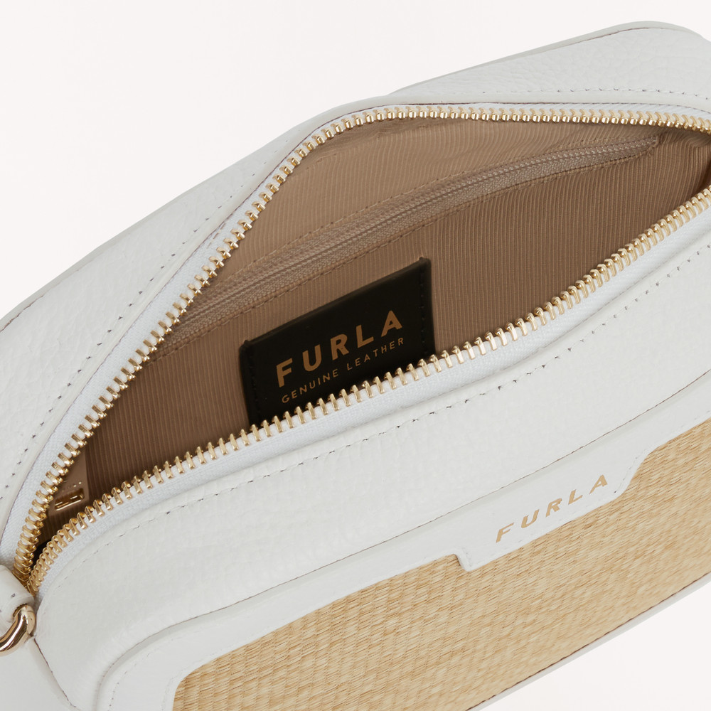 Women's Furla Sleek Mini Bags White | 60412DOGB