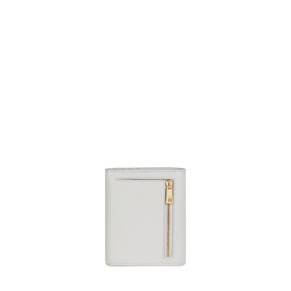 Women's Furla Sleek S Bifold Wallets White | 48519UEAL