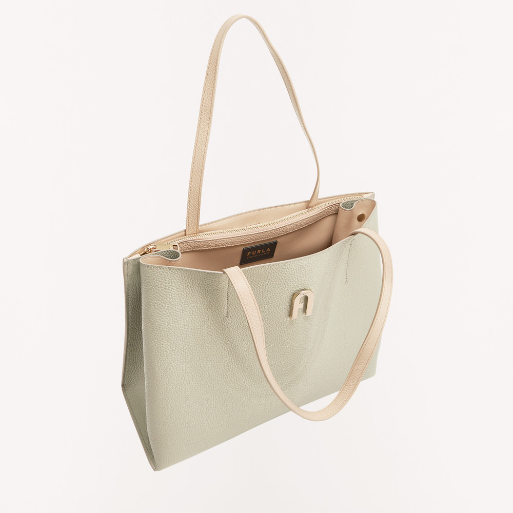 Women's Furla Sofia L Tote Bags Olive | 34501PLEK