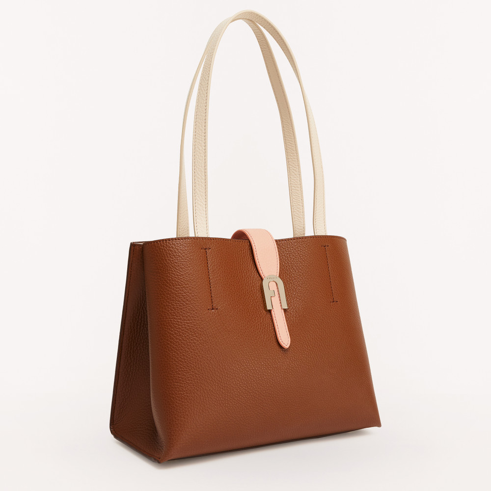 Women's Furla Sofia M Tote Bags Brown | 70419YVSW