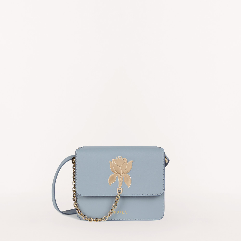 Women\'s Furla Tuberosa Crossbody Bags Blue | 59278HPBA