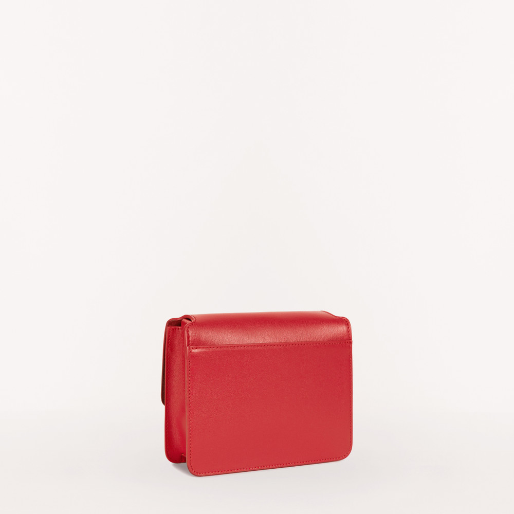 Women's Furla Tuberosa Crossbody Bags Red | 02781DVAH