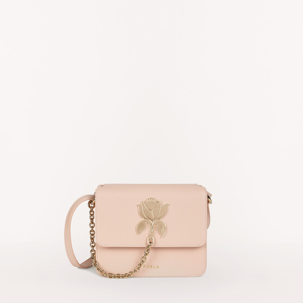 Women\'s Furla Tuberosa Crossbody Bags Rose | 47509KPAY