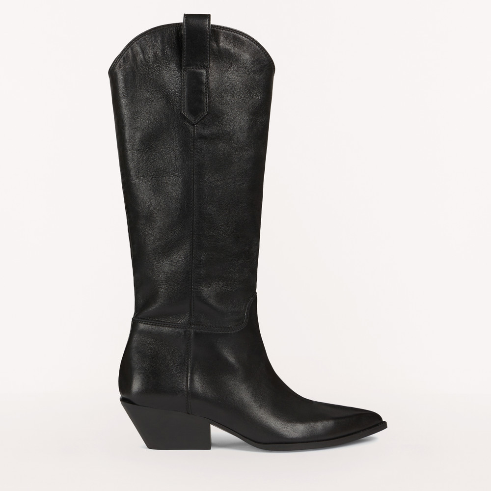 Women's Furla West Boots Black | 96107ICHD